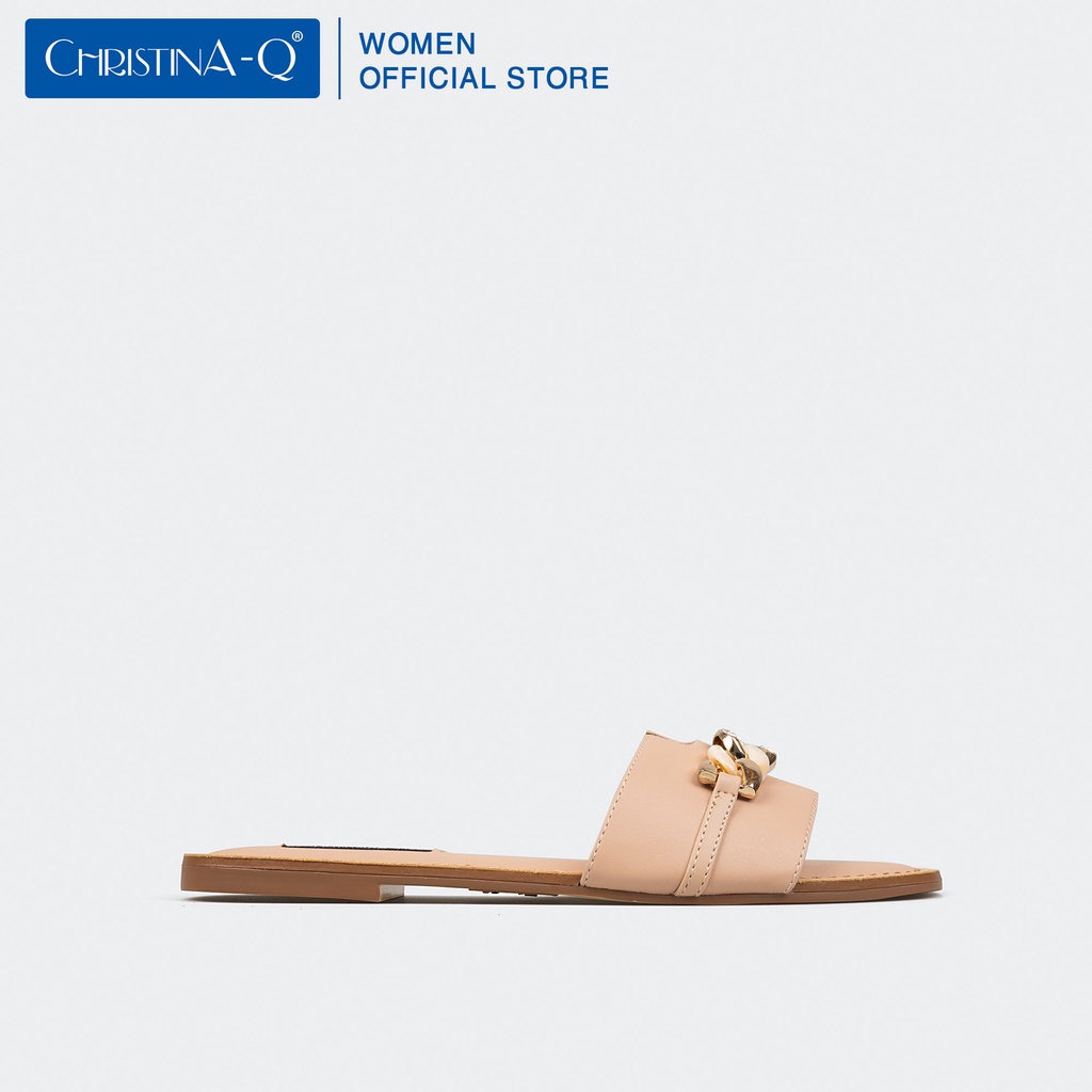Dép Nữ Mũi Vuông ChristinA-Q DNU090