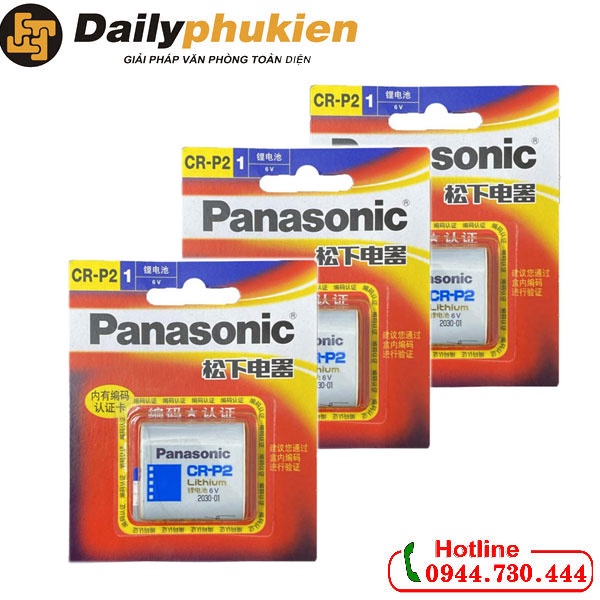 Pin CR-P2 Panasonic, Pin Lithium 6v Máy Ảnh CRP2 vỉ 1 viên dailyphukien