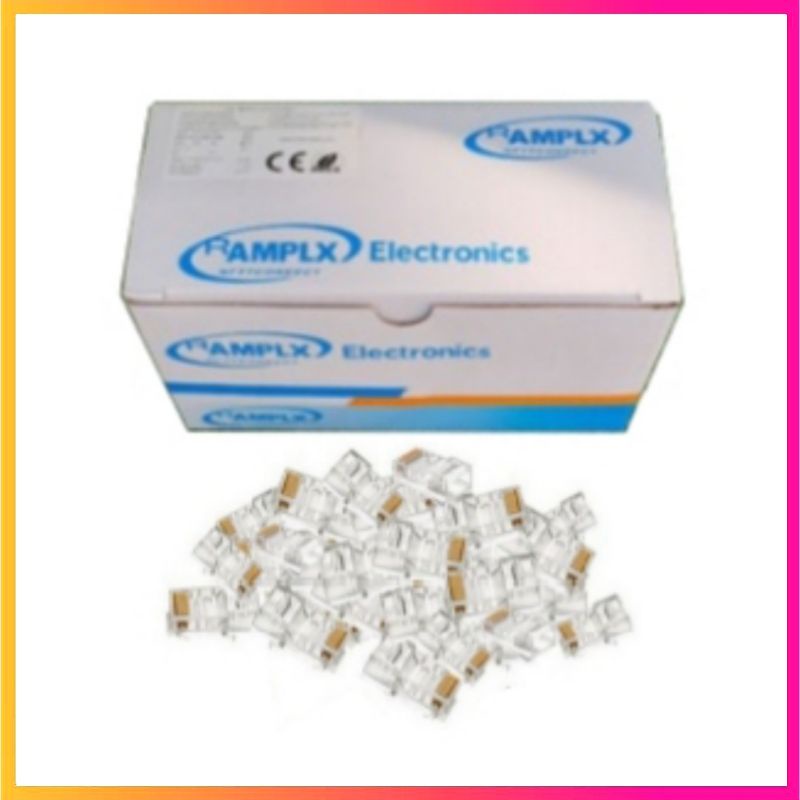 Hạt mạng  RJ45 CAT5E U/STP, CAT6 U/STP của AMP.LX hoặc  Chính hãng