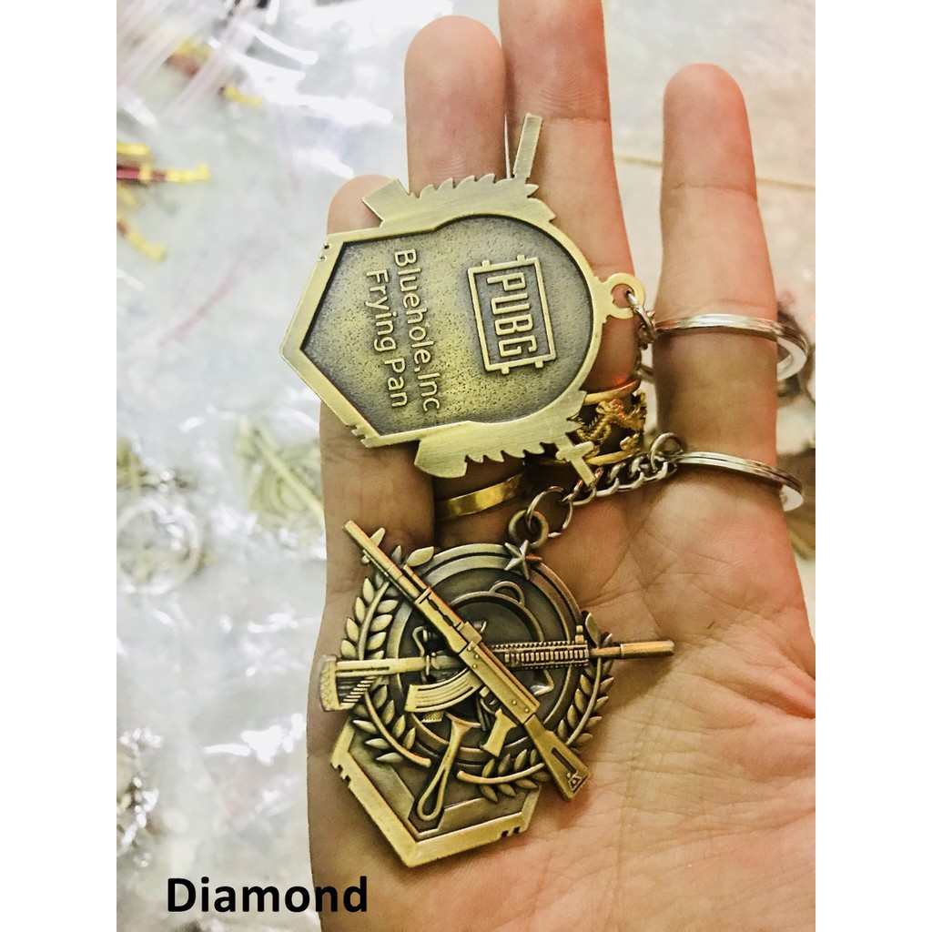 Móc Khóa Huy Hiệu Rank PUBG  N4289