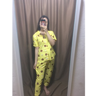 Bộ pijama quần dài tay ngắn