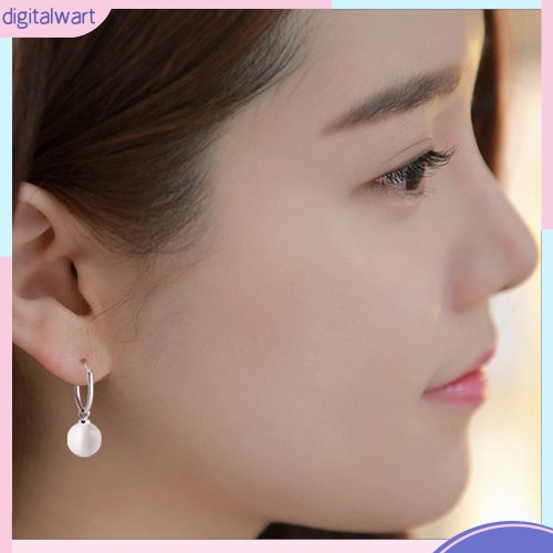 Đôi khuyên tai đính ngọc trai nhân tạo kiểu dáng thời trang