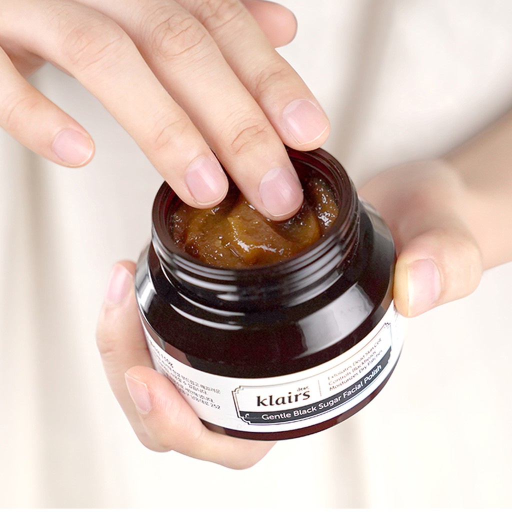 [CHÍNH HÃNG] Tẩy Tế Bào Chết Đường Đen Mềm Mịn Da, Sạch Mụn Đầu Đen Klairs Gentle Black Sugar Facial Polish 110g