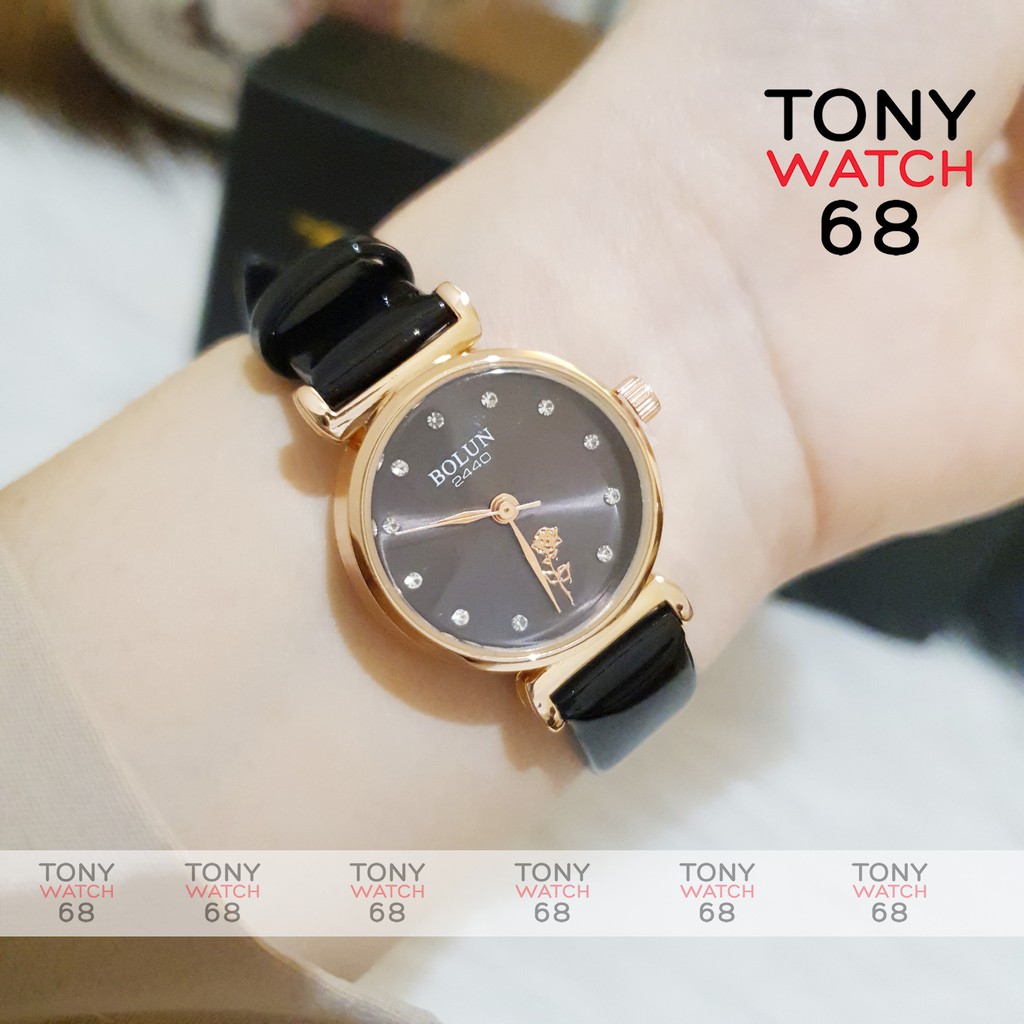 Đồng hồ nữ thời trang Bolun dây da đẹp giá rẻ đeo tay chống nước chính hãng | BigBuy360 - bigbuy360.vn