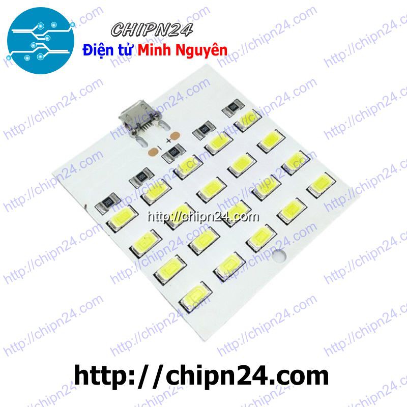 [1 pcs] Mạch 20 led siêu sáng USB 5V