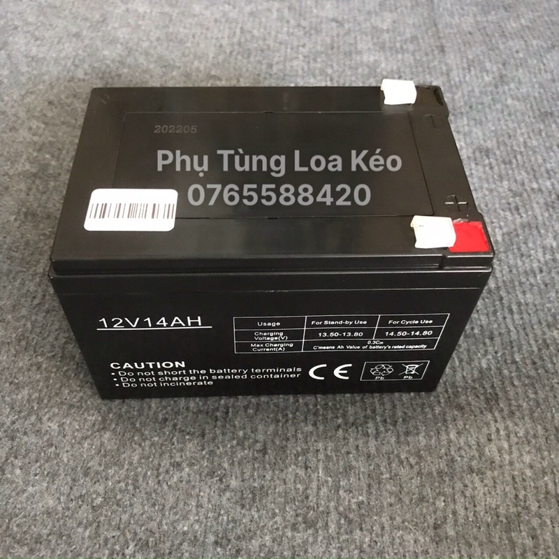 Bình Ắc Qui 12v14AH cho Xe Điện - Loa Kéo