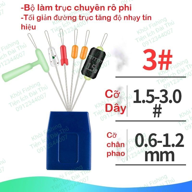 Bộ làm trục câu đài chuyên rô phi