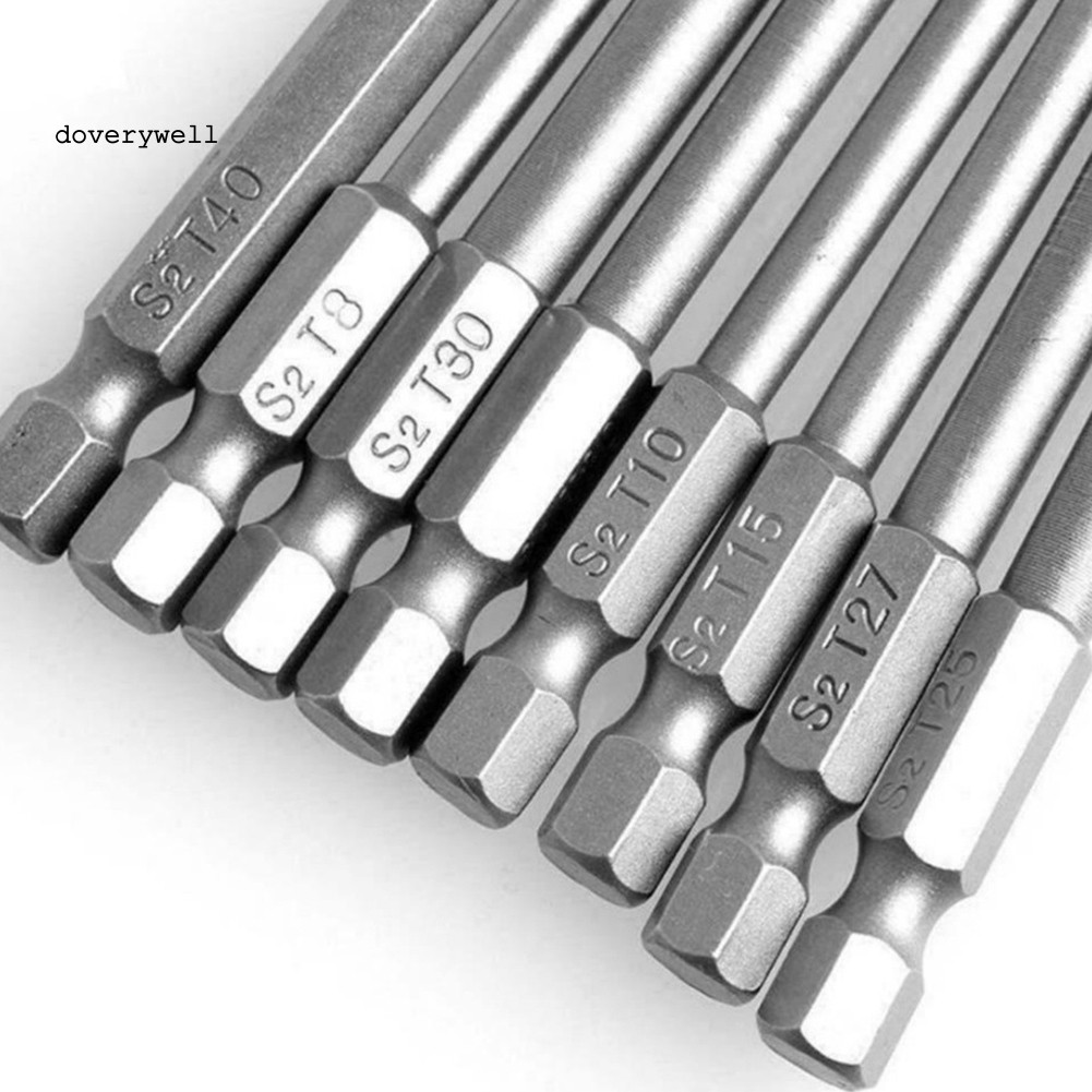 Bộ 11 Đầu Mũi Khoan Lục Giác 75mm 1 / 4inch