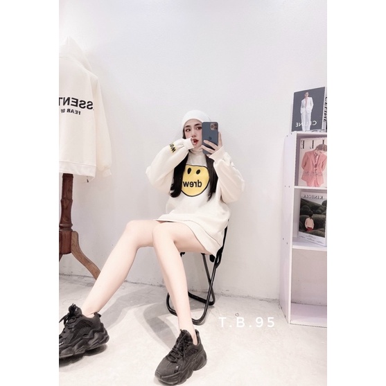 Áo nỉ mặt cười cổ lọ ms189 | BigBuy360 - bigbuy360.vn