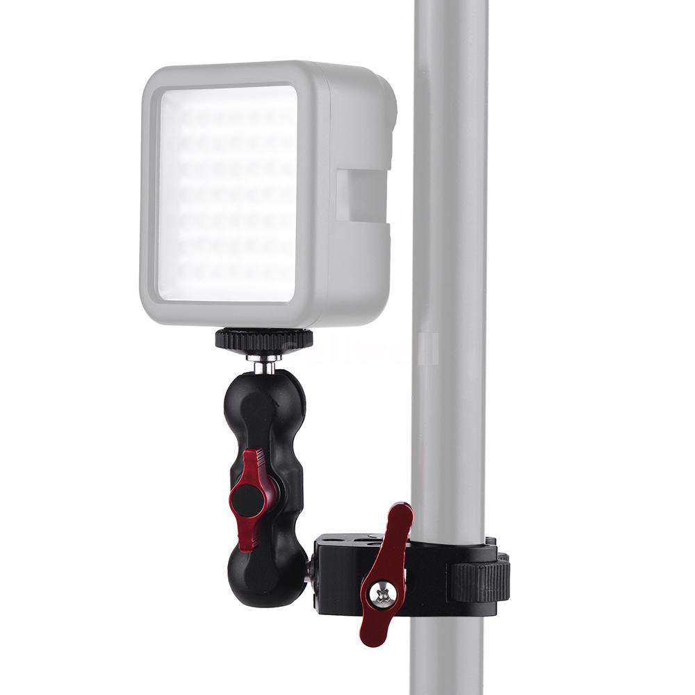 Kẹp cố định cánh tay ma thuật bằng kim loại siêu chắc Andoer chuyên dụng cho GPS điện thoại màn hình LCD/DV 1/4" & 3/8"