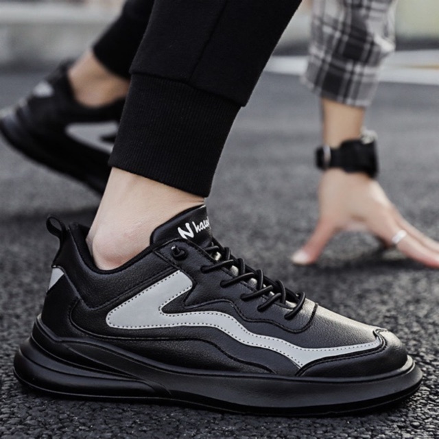 [Ảnh thật - Hàng loại 1] Giày thể thao nam, giày sneaker nam viền phản quang A88