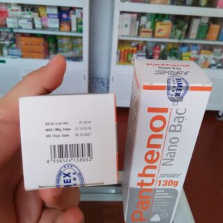 Xịt Panthenol Nano Bạc.