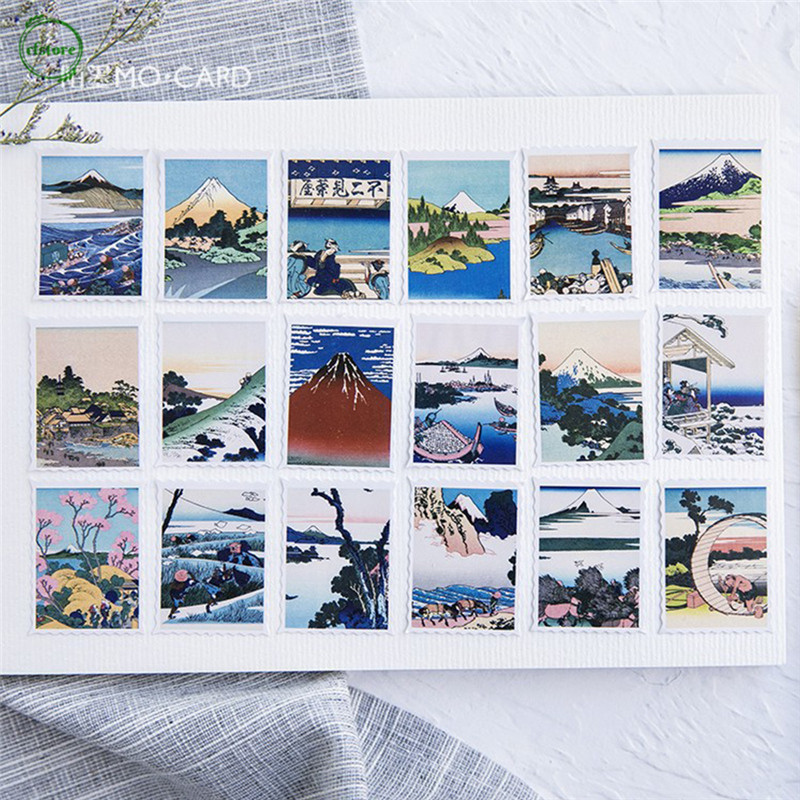 CREATIVE Hộp 46 Miếng Dán Trang Trí Ốp Lưng Điện Thoại Kiểu Nhật Bản