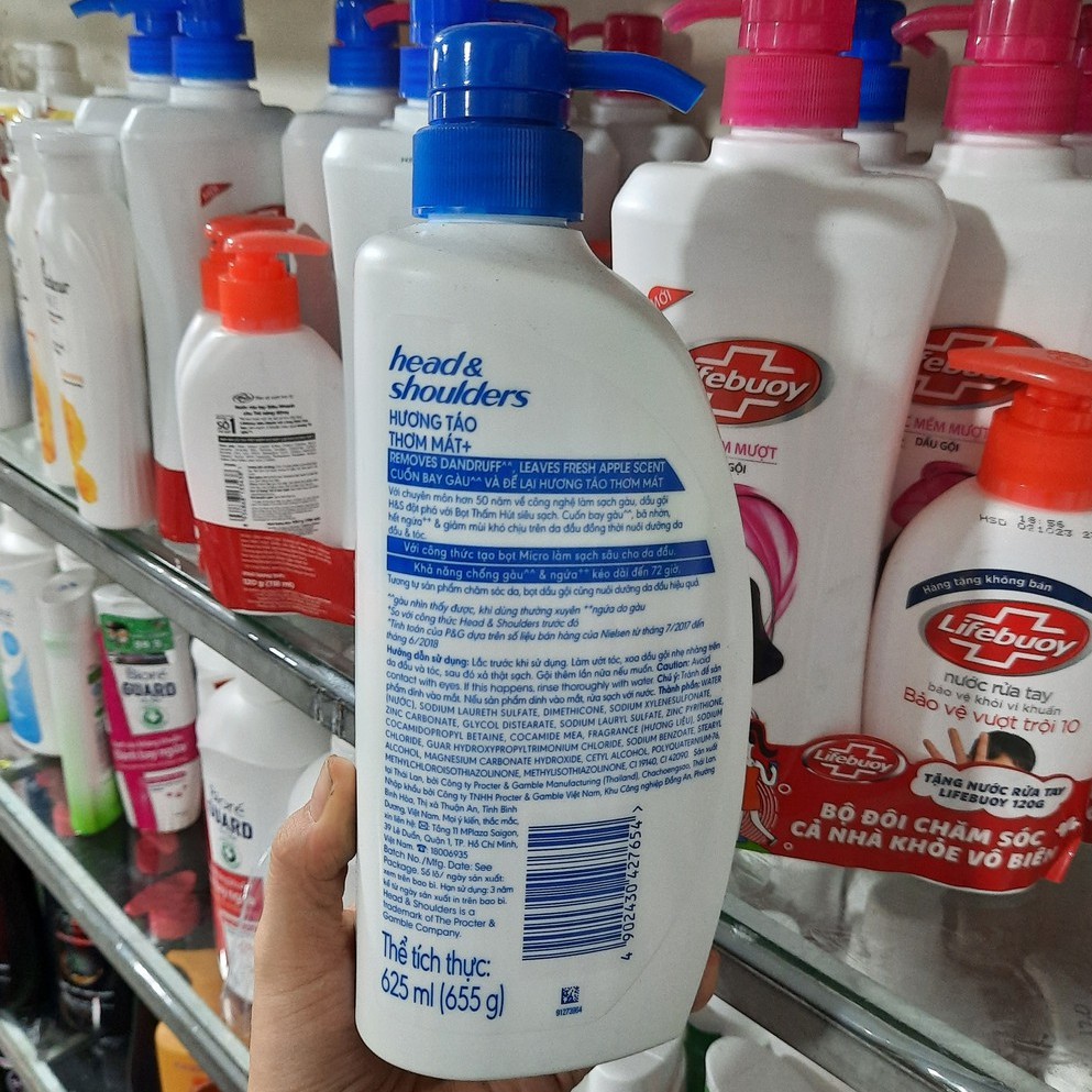 Dầu gội Head & Shoulder sạch gàu hương táo thơm mát 625 ml