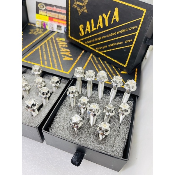 Ốc 304 salaya chính hãng 8li20 8li25 8li30 8li40 8li50 8li60