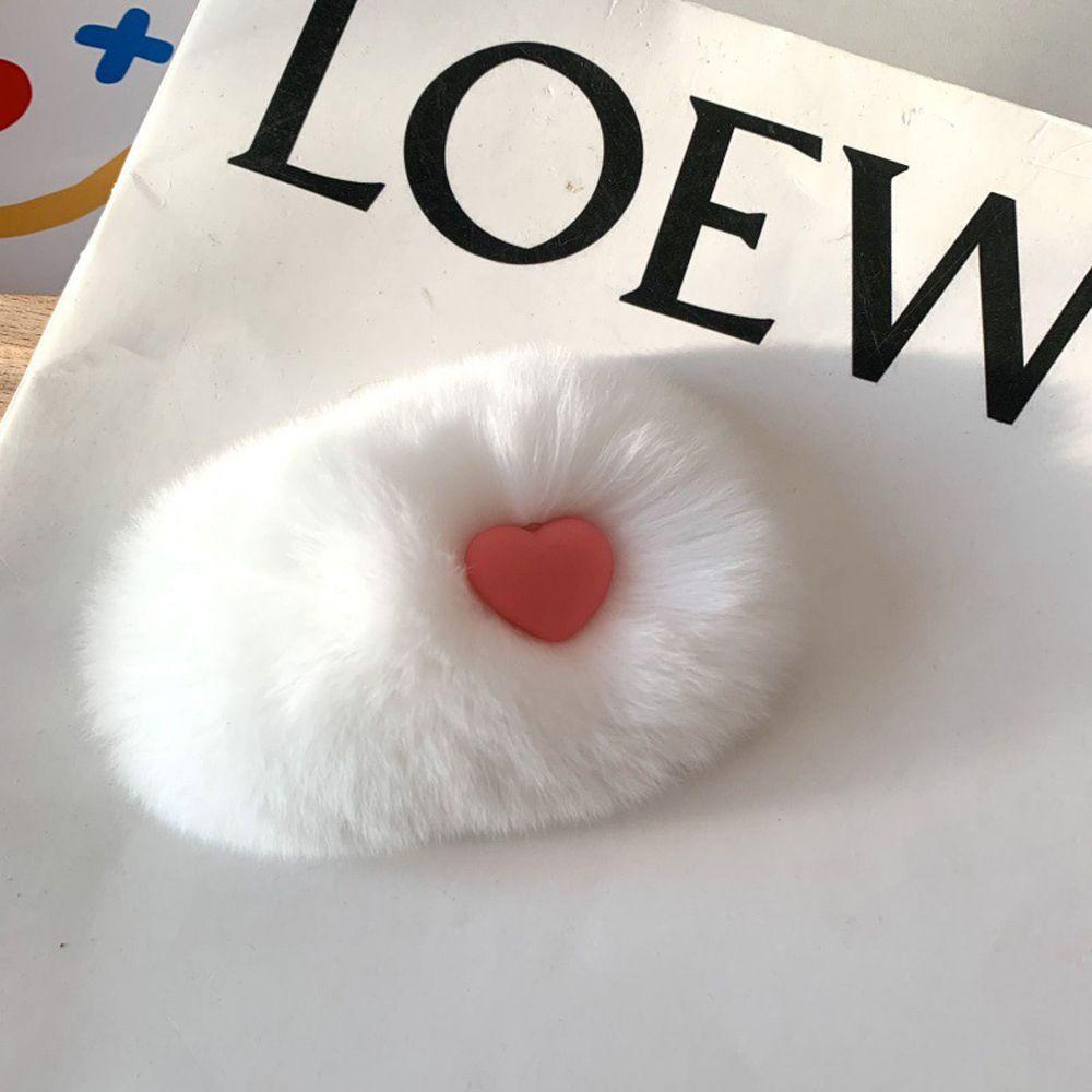 Kẹp Tóc Lông Thỏ Rex Nhiều Màu Sắc Dễ Thương