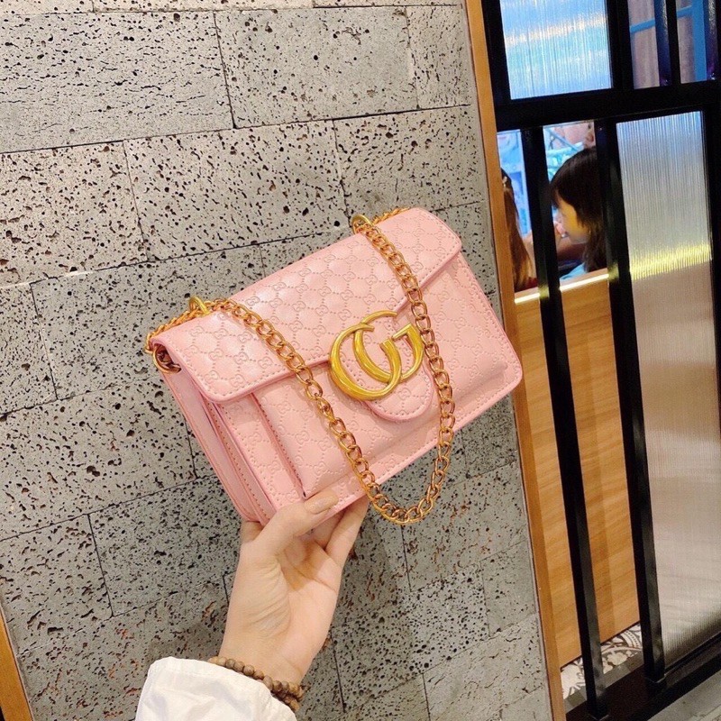 Túi sách nữ, túi đeo chéo nữ in vân chìm sang chảnh- Đậu Đậu Boutique Kẹo - Boutique | BigBuy360 - bigbuy360.vn