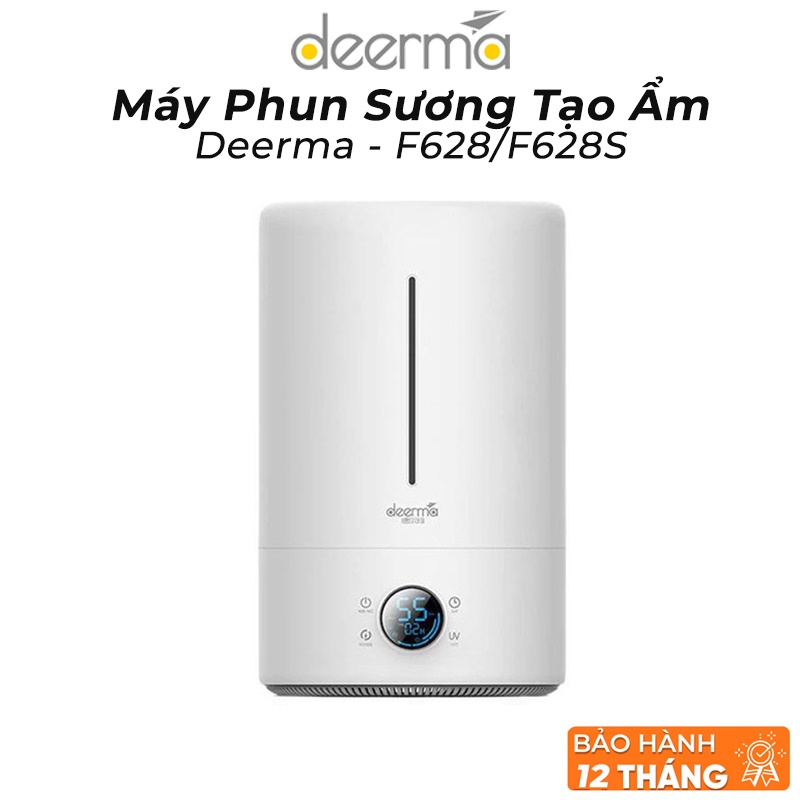 Máy phun sương Deerma F628/F628S [Hàng Chính Hãng] máy tạo ẩm xông tinh dầu, dung tích 5L bù ẩm siêu âm