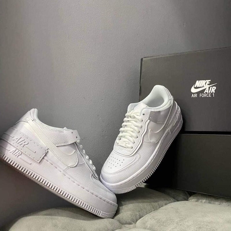 GIÀY AF1 SHADOW FULL TRẮNG DA THẬT LAI AU