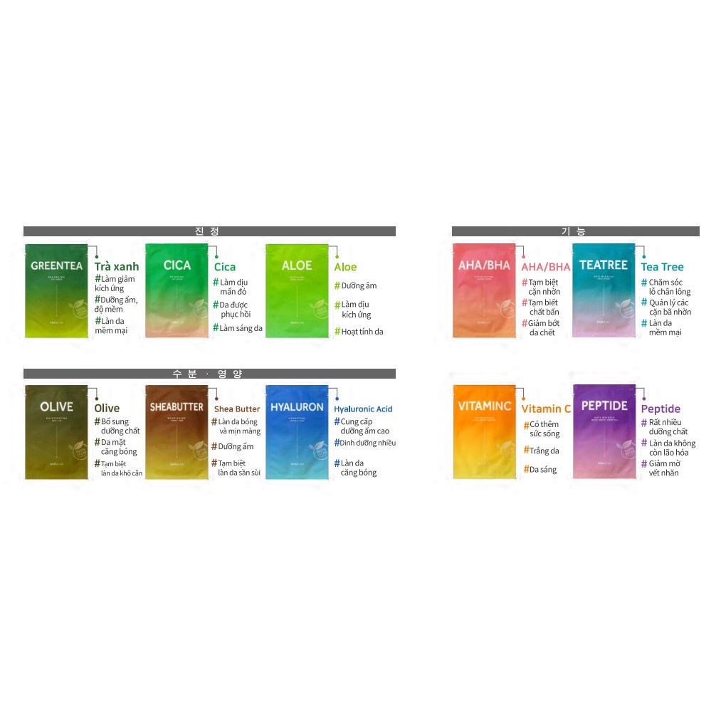 Mặt nạ thuần chay  Barulab The Clean Vegan Mask