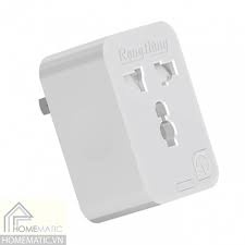 Ổ cắm wifi đơn thông minh điều khiển từ xa chính hãng Rạng Đông Model: OC.01.WF 16A