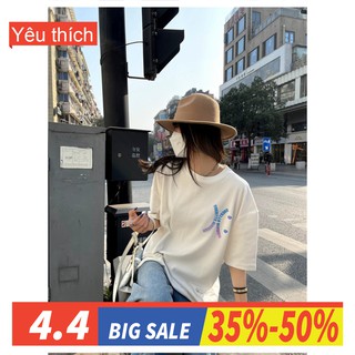 [FREESHIP99K] Áo thun nữ tay lỡ phong cách hàn quốc