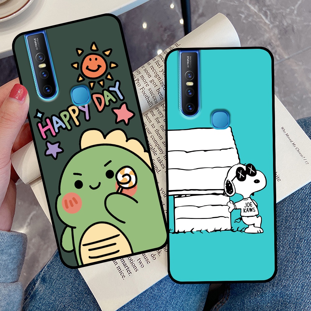 Ốp Vivo V15 / V15 Pro in hình quả bơ, hươu, khủng long siêu dễ thương
