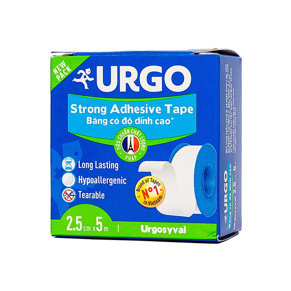 Băng keo lụa Urgo 2.5cm x 5cm