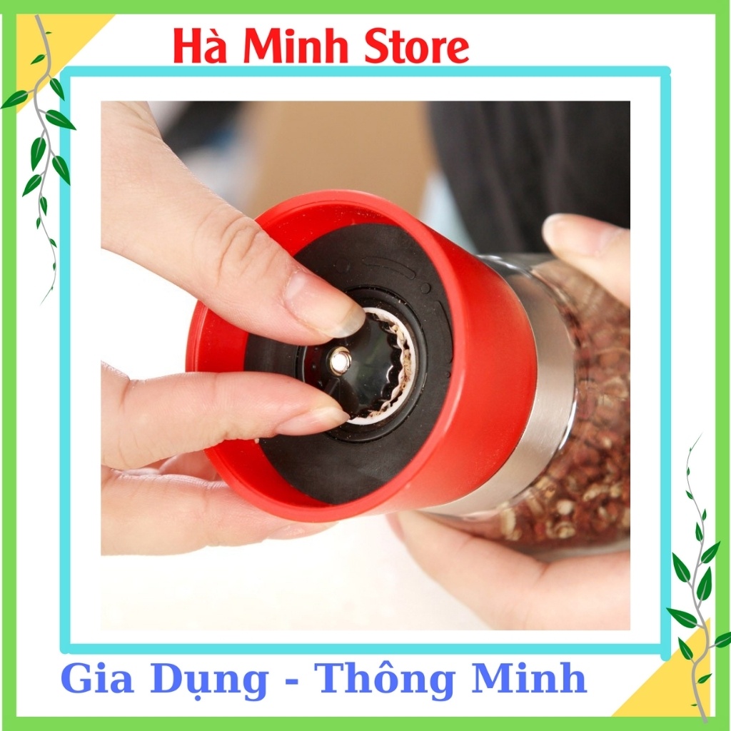 [Giá Sập Sàn] Xay Tiêu Cầm Tay Tiện Dụng Nắp Nhựa Dễ Tháo Lắp - Lọ Xay Tiêu Cầm Tay Tiện Lợi Xay Nhanh Chóng