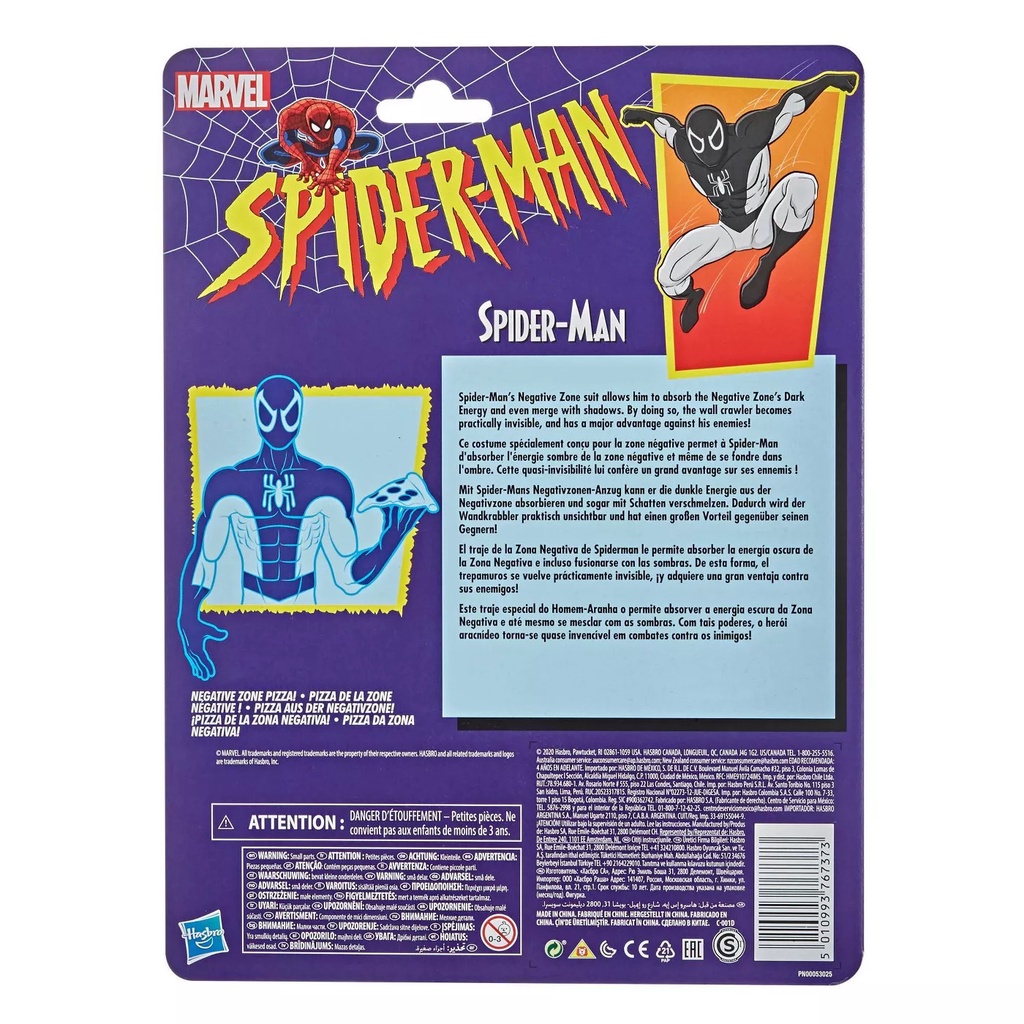 Spider-Man Negative SuitMô hình Hasbro ϟMarvel Legends Series 6-inchϟ Spider-Man Vintage Collection - Target Exclusive