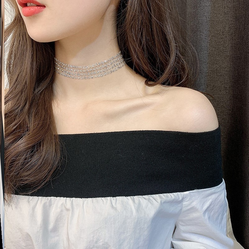 Vòng cổ choker ren sang chảnh VC131