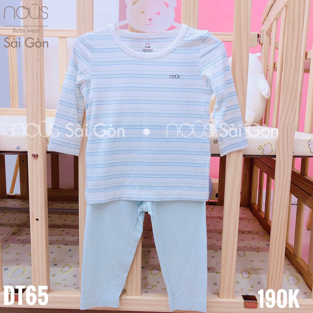 Bộ Quần Áo Giữ Nhiệt Nous Size 6-9m đến 18-24m Nhiều Màu Sắc