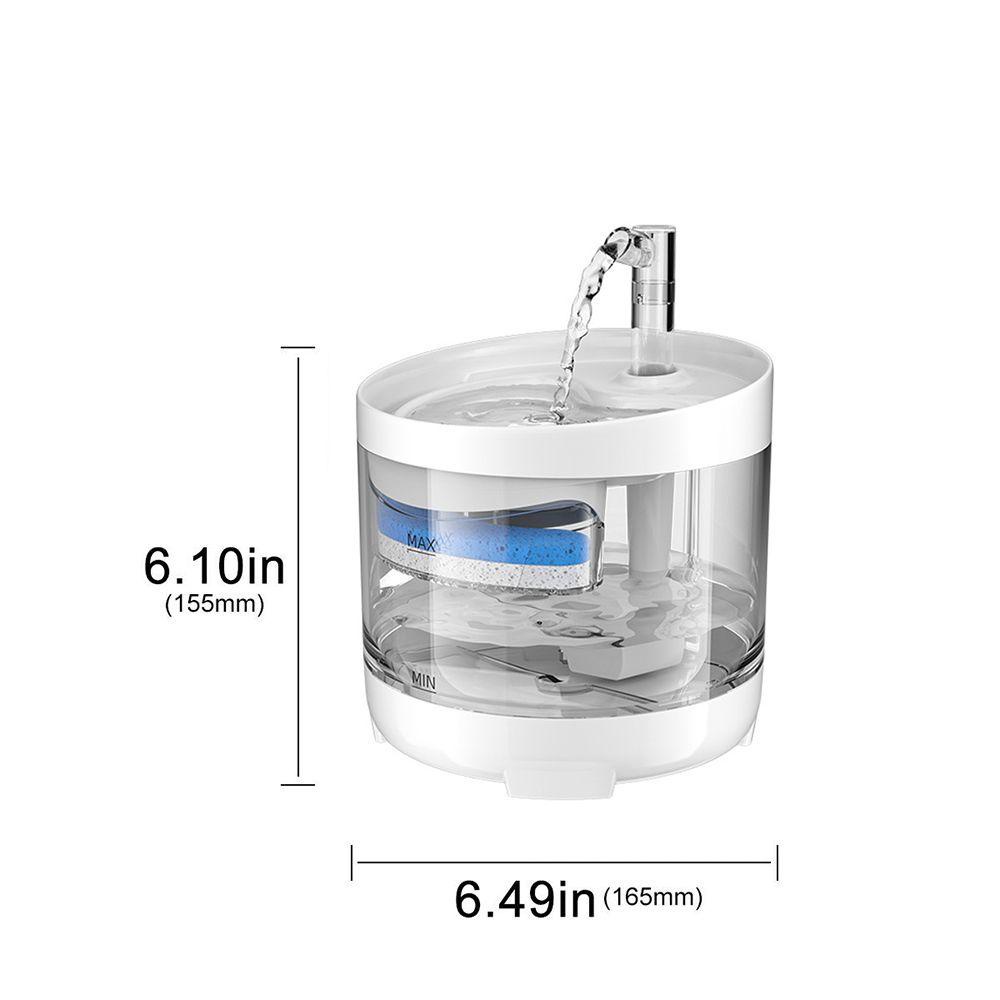 LANFY Máng Uống Nước Tự Động Yên Tĩnh 1.6L Cho Thú Cưng