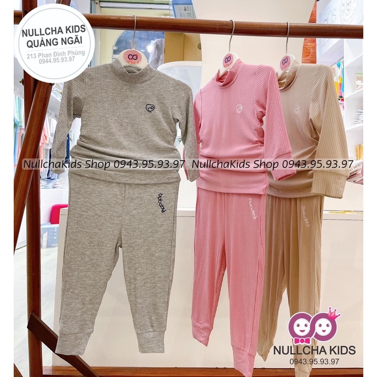 Bộ giữ nhiệt Bu chất sợi tre siêu thấm hút cho bé trai bé gái