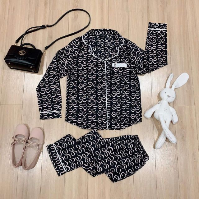 Bộ ngủ cotton Nohk đen