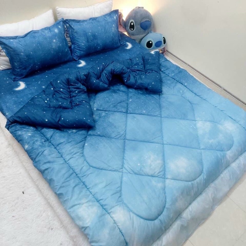 Chăn phao hơi siêu nhẹ trần bông có ruột mùa đông cao cấp loại 1 được chọn màu