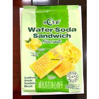 Bánh Quy Xốp Kẹp Kem Hong Kong Wafer Soda Sandwich Biscuit Vị Chanh (Gói 200g)