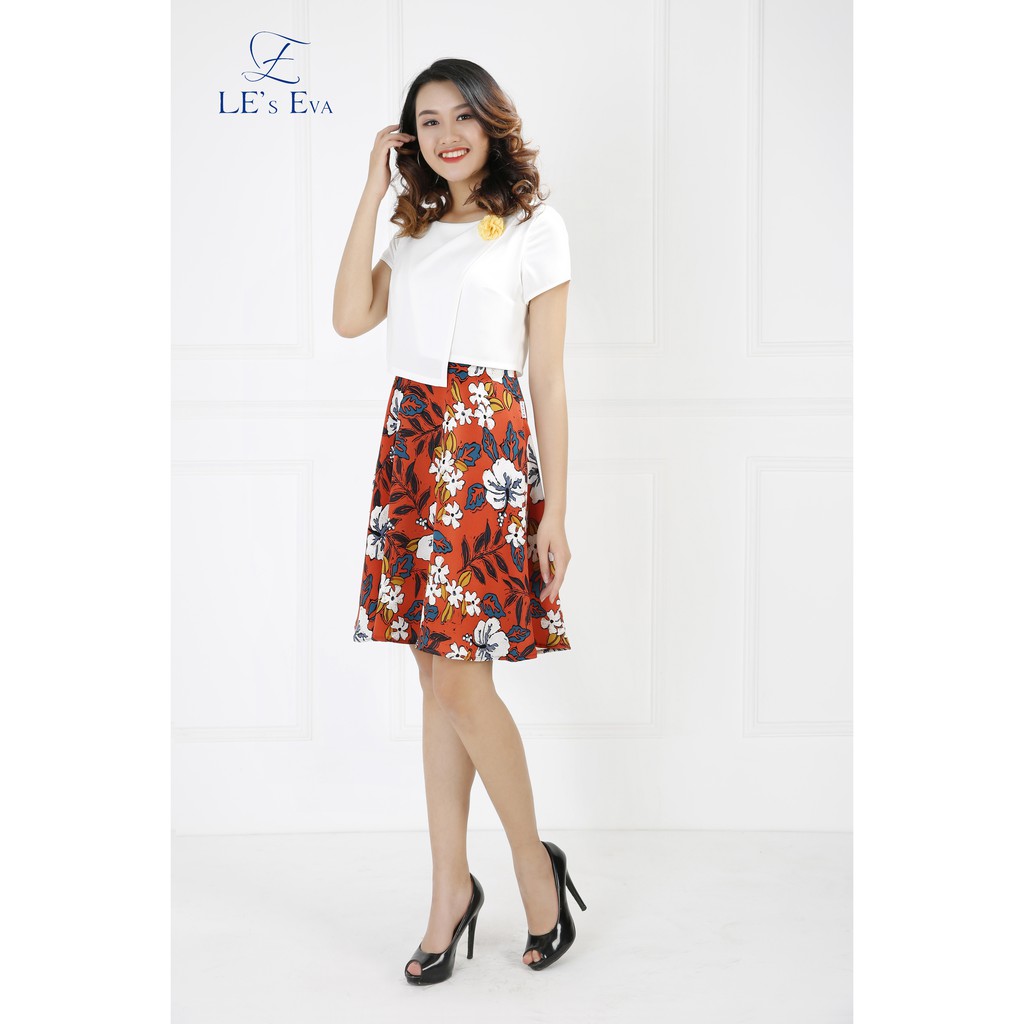 Đầm croptop dáng xòe cao cấp