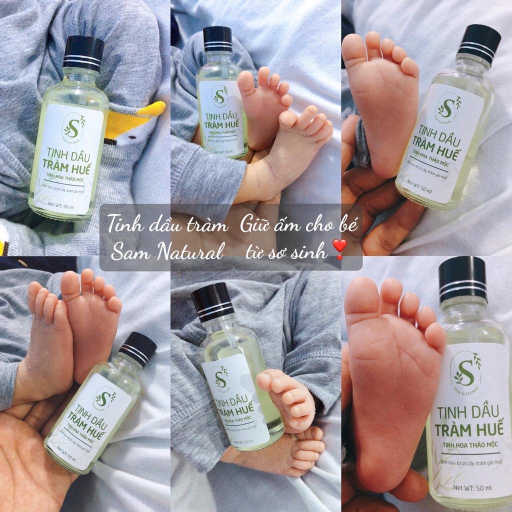 ❤TINH DẦU TRÀM SAM NATURAL - Tinh dầu tràm Huế 100% nguyên chất hỗ trợ cảm cúm, cảm lạnh, côn trùng cắn❤