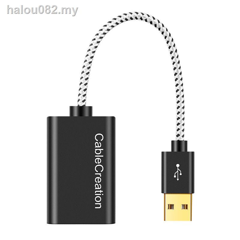 Đầu Chuyển Đổi Usb Sang 3.5mm One Point Chuyên Dụng Cho Micro / Loa Ngoài