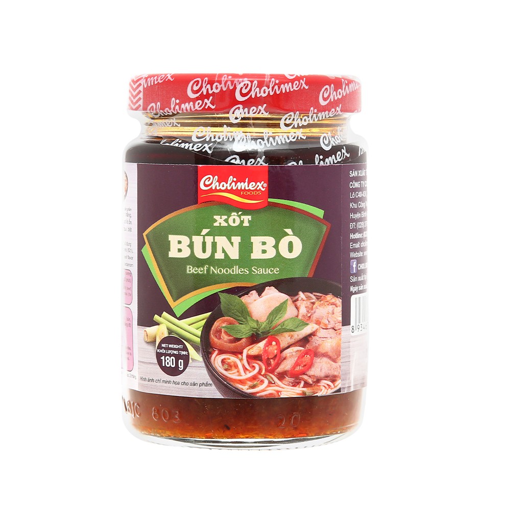 Xốt bún bò Cholimex hũ 180g