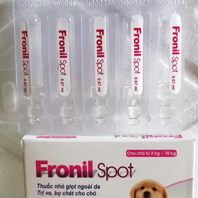 Thuốc nhỏ gáy trị ve bọ chét dành cho chó Fronil Spot