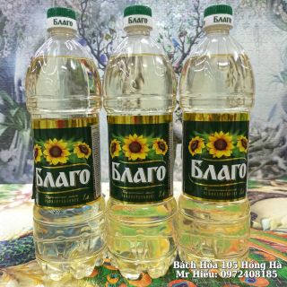 Dầu hướng dương Nga Blago 1 lít