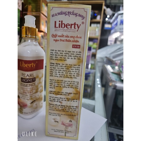 kem dưỡng trắng liberty 320ml [chính hãng]