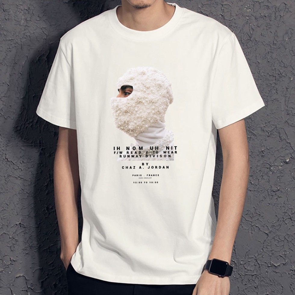 [Xả Kho] Áo thun unisex ngắn tay không cổ in decal cao cấp hình MẶT NGƯỜI NAM | BigBuy360 - bigbuy360.vn