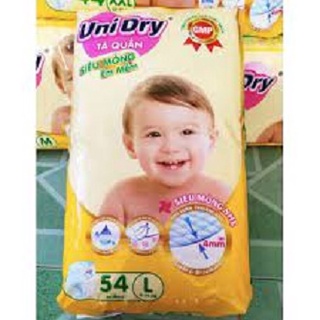 {Mẫu mới} - Bỉm Unidry quần M60,L54,XL48 miếng