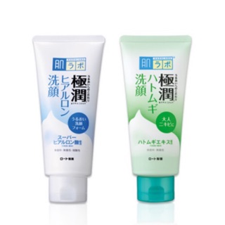 Sữa rửa mặt Hada Labo Gokujyun Face Wash của Rohto nội địa Nhật Bản giúp làm sạch bụi bẩn, bã nh
