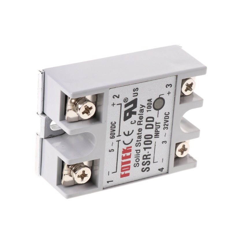 Mô Đun Rơ Le Ssr-100 Dd 100a 3-32v Dc Đầu Vào 5-60v Dc