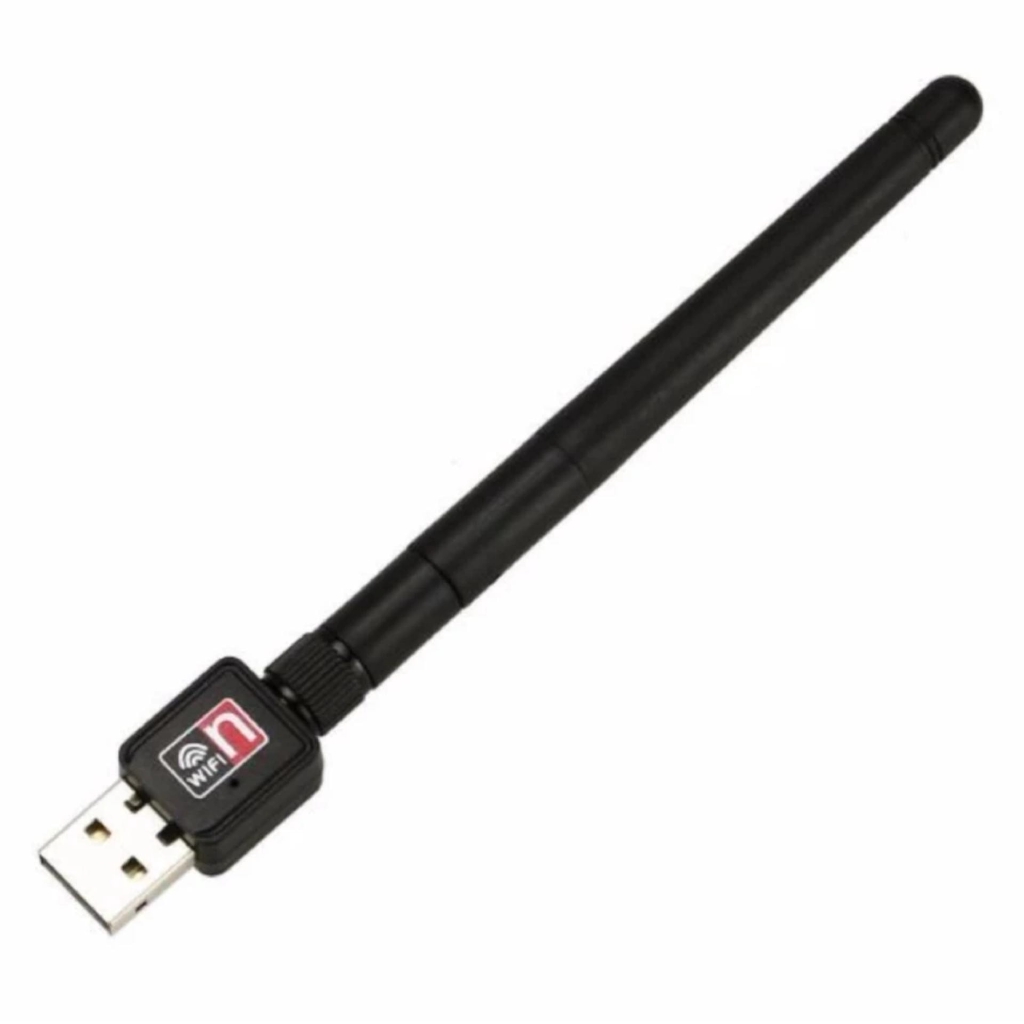 USB thu WIFI chuẩn N có angten cho máy tính, pc, laptop tốc độ cao -dc2381đen