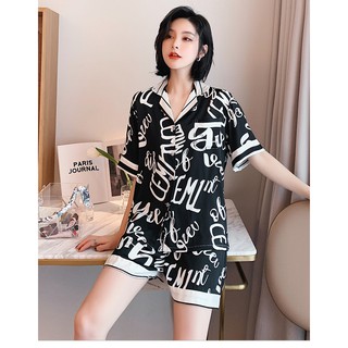 Bộ Pijama lụa Sis Quảng Châu cao cấp cực mềm mại sang chảnh